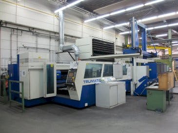 Widok z przodu maszyny Trumpf Trumatic L 3050