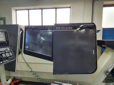 Widok z przodu maszyny DMG MORI CTX 510 V3 Ecoline