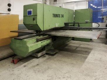 Widok z lewej maszyny Trumpf Trumatic 240